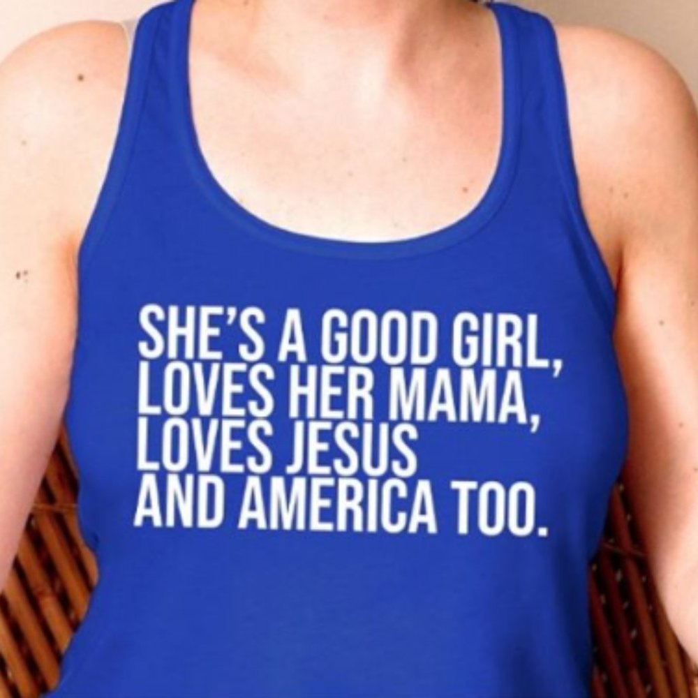 She's a Good Girl Flowy Tank